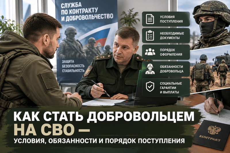 Как стать добровольцем на СВО