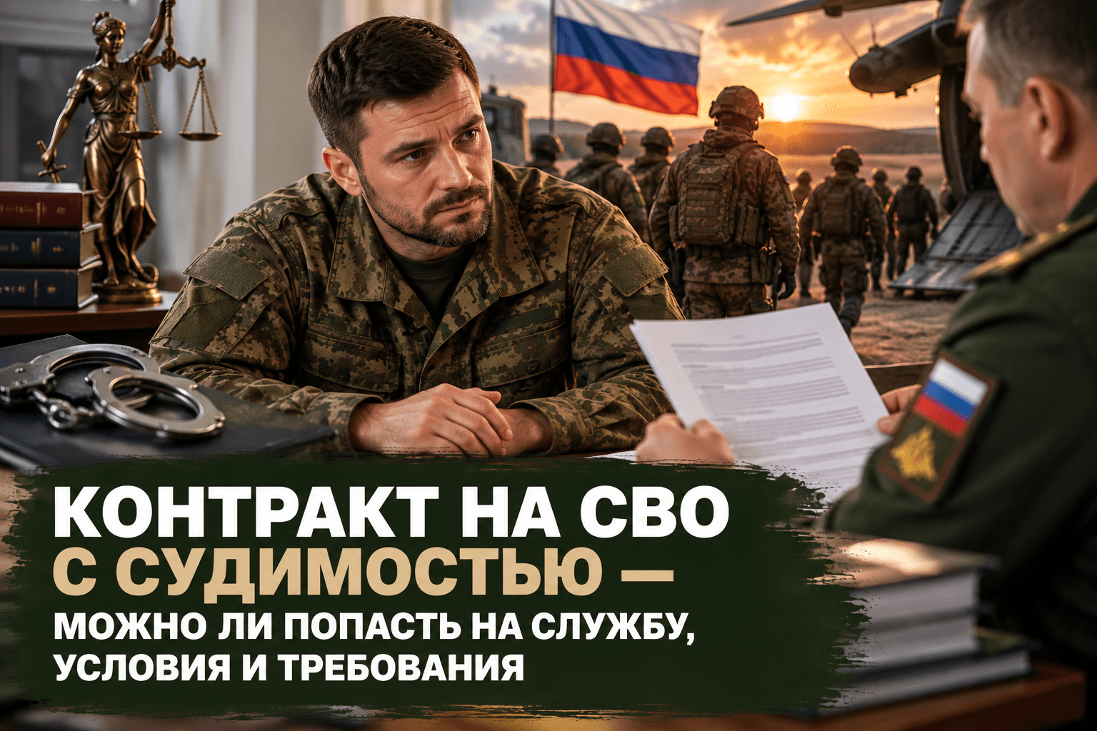 Контракт на СВО с судимостью
