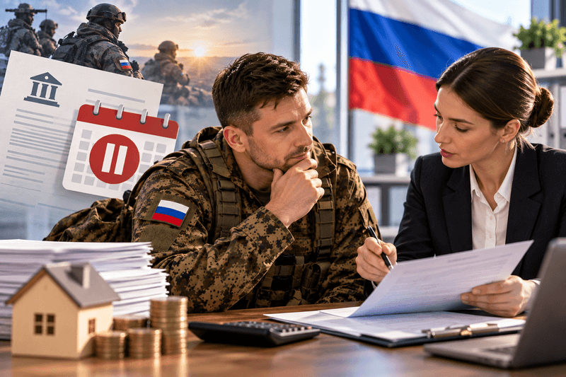Кредитные каникулы для участников СВО